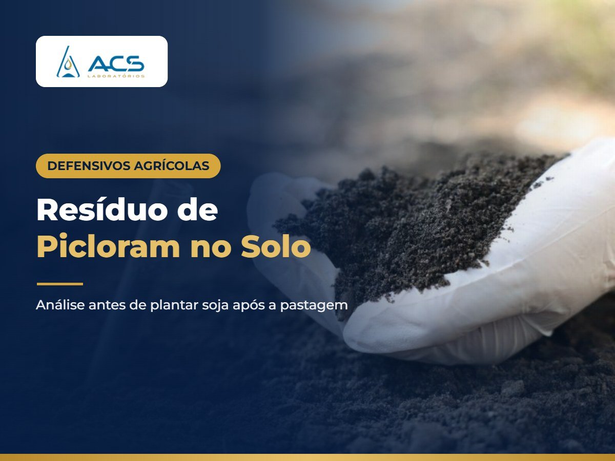 Resíduo de Picloram no Solo: Por Que Analisar Antes de Plantar Soja Após a Pastagem