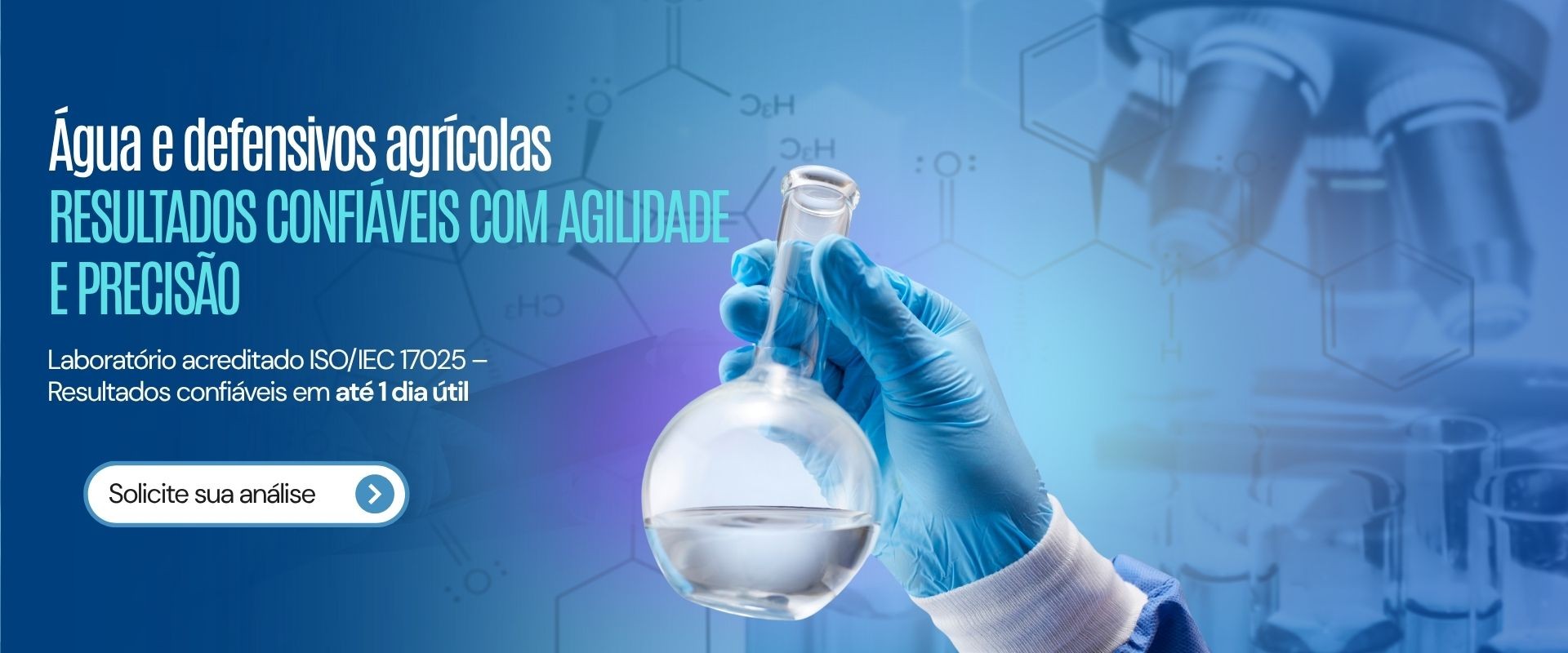 Água e defensivos agrícolas: resultados confiáveis com agilidade e precisão